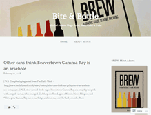 Tablet Screenshot of biteandbottle.com